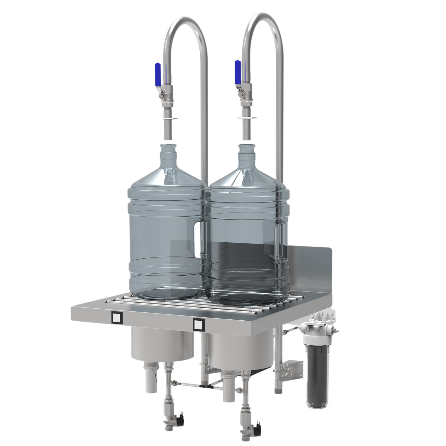 2 Bottle Rinser w/ Filler Option (CBR-2) (#900004)