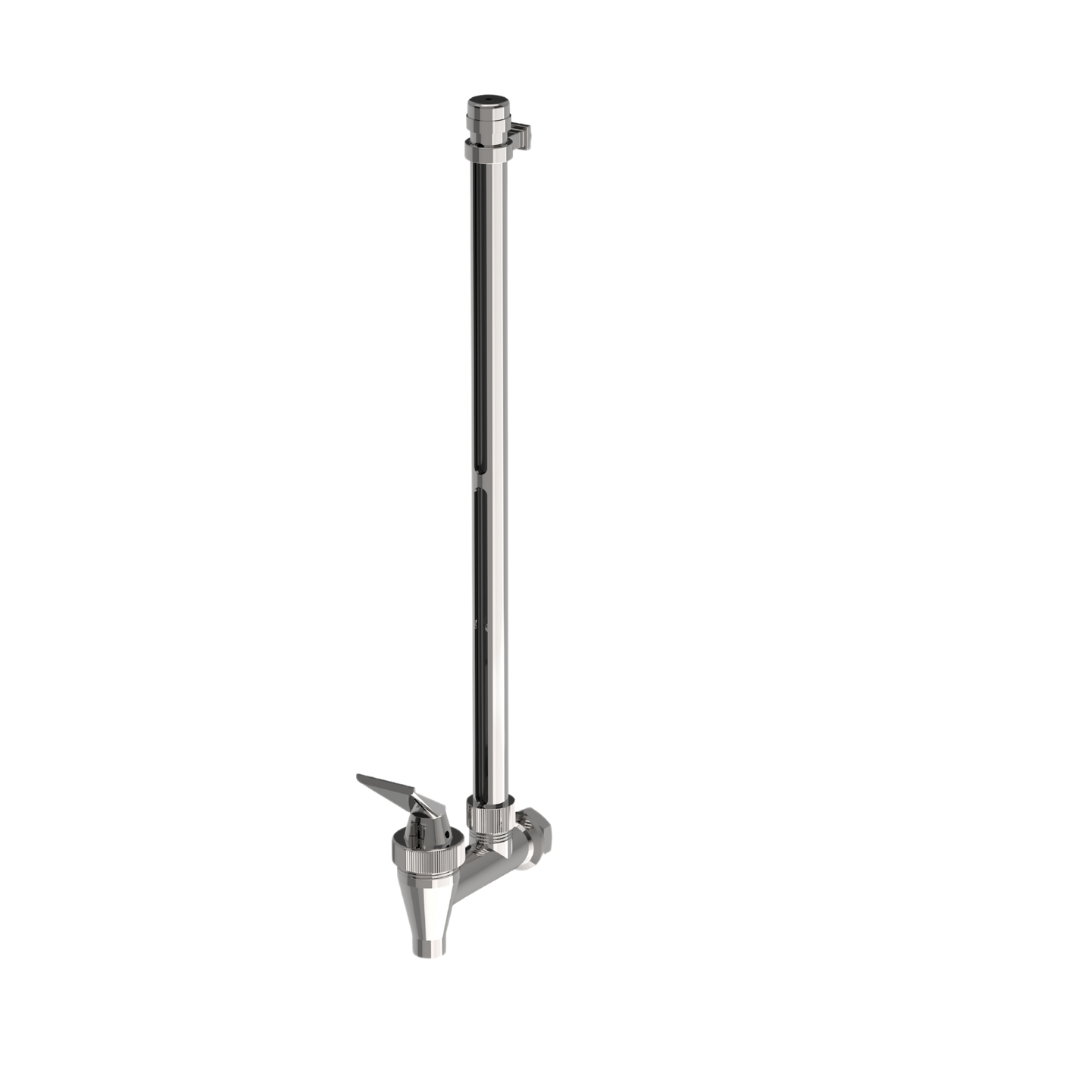 PWS Stainless Steel Drain Valve w/ Sight Gauge (#500515, #500516, #500517, #500518)
