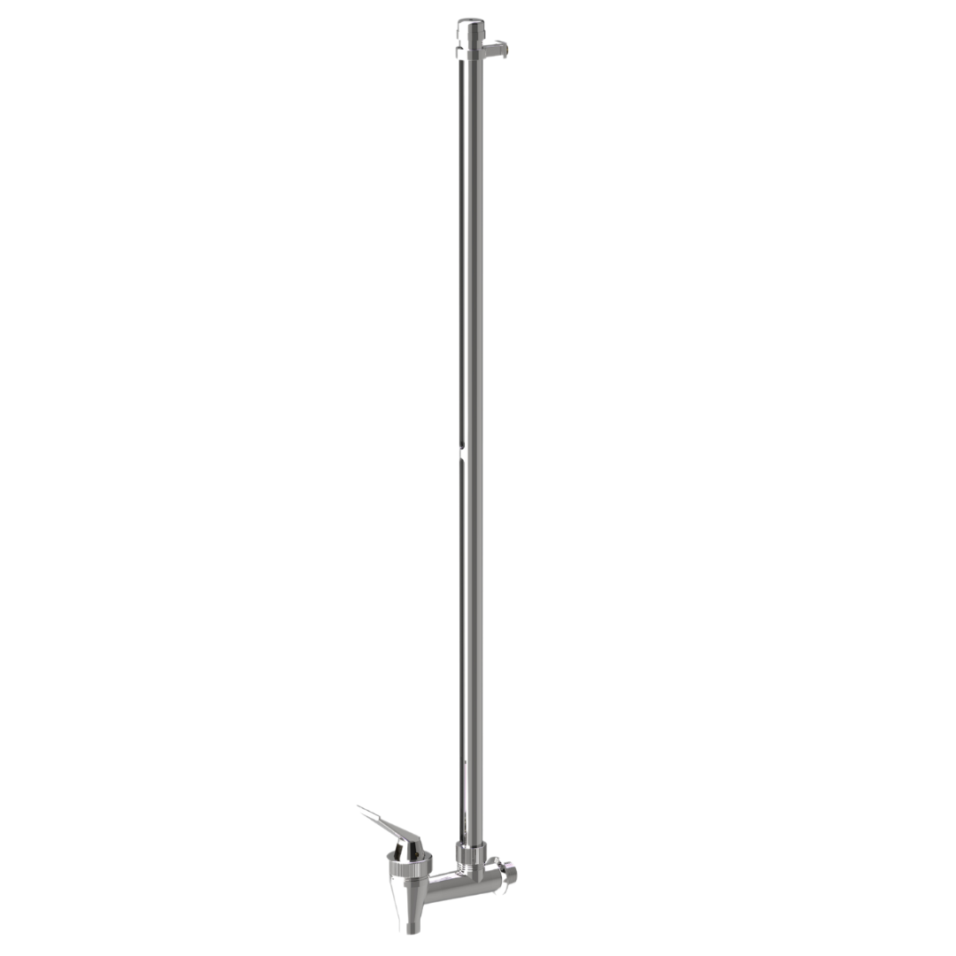 PWS Stainless Steel Drain Valve w/ Sight Gauge (#500515, #500516, #500517, #500518)