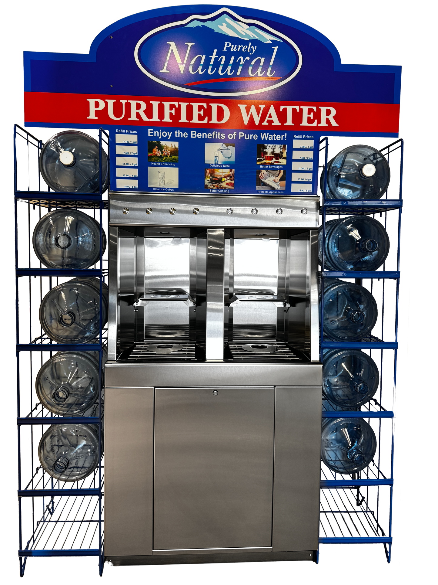 Double Station Self-Serve Center