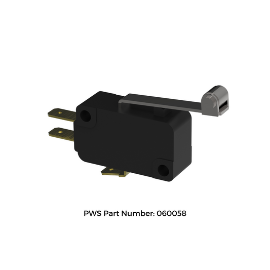 Micro Switch, Short Arm Roller (#060058)